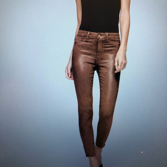 L’agence coated high waist skinny ankle length jeans - Picture 2 of 13